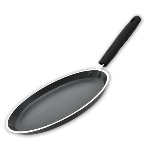 Comparison: Best Non Stick Crepe Pan 10 swiflon 10 Inch Nonstick Crepe Pan – Aluminum Pancake Skillet for Omelets, Induction Safe, PFOA-Free, Warp-Resistant