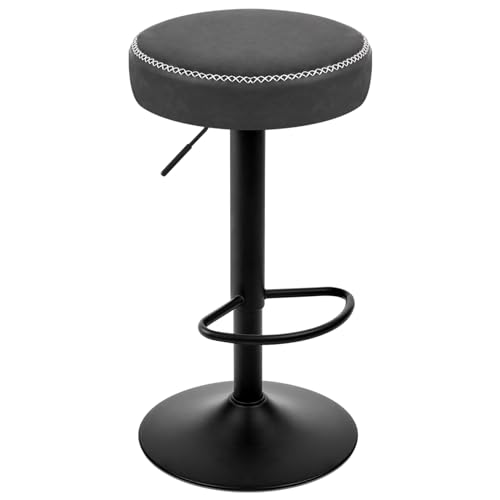 EUGAD Taburete giratorio redondo de altura