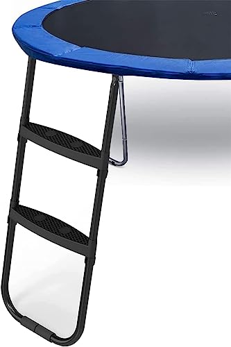 Échelle de trampoline avec larges marches antidérapantes pour une sécurité totale
