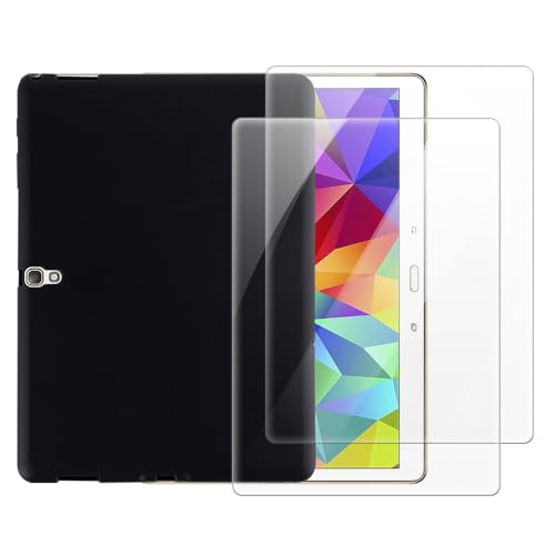 Funda Samsung Tab S 10.5 LTE 2014 soluciona roturas de pantalla con vidrio templado negro