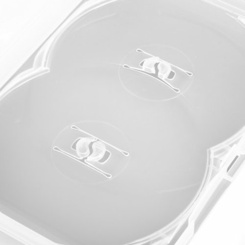 Boitiers Amaray 4 DVD 15 mm, transparent, 10 pièces