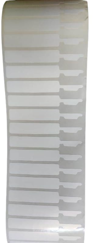 80X12 Jewellery Label Direct Thermal (DT) Barcode Labels Stickers Per Roll 3000 Pcs / 55 MM Printing Area/Fully Gumimg Tail (6)