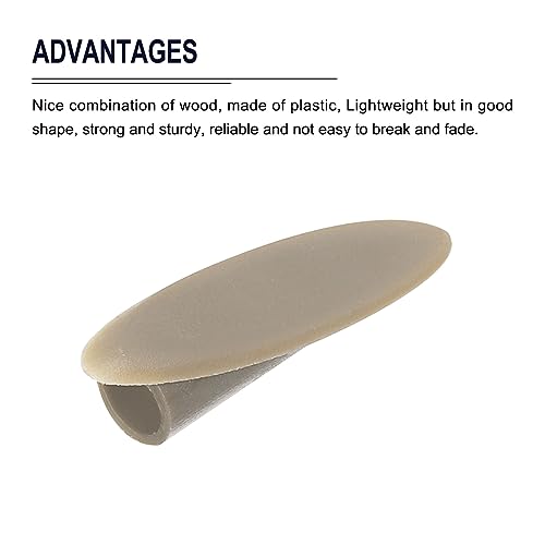 Image of MECCANIXITY 9mm Plastic Pocket Plugs, Wood Plugs Covers Slant Hole Caps for Pocket Hole Jig Working Tool Accessories, Khaki Grey Pack of 200