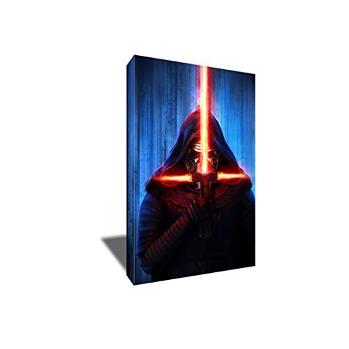 Kylo Ren Poster Photo Painting Artwork on Canvas Art Print (28x42 inches)