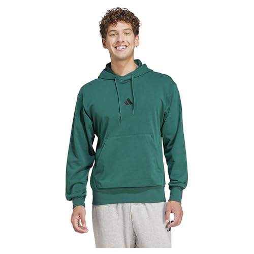 Image of adidas Men's Sweatshirts | M Feelcozy Hd | Green |