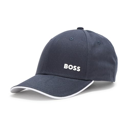 BOSS Mens Bold Logo Cotton Twill Cap