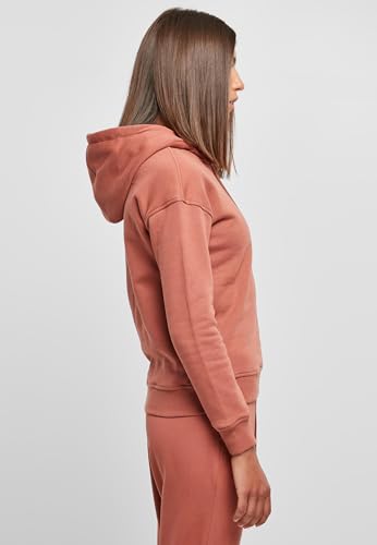 Urban Classics Damen Kapuzenpullover Ladies Organic Hoody Terracotta M