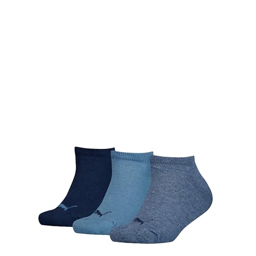 PUMA Unisex Kinder Invisible Sneaker Sock, Denim Blue, 31-34 EU