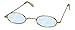 Loftus International Oval Old Granny Costume Glasses, Silver, One Size