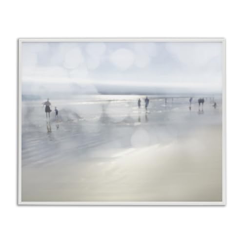 Stupell Industries Summertime Beach Bokeh Effect Sandy Shore Horizon, Design by Chamira Young