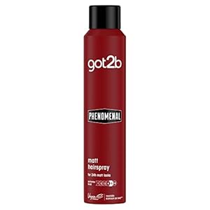 Schwarzkopf got2b PhenoMENal Finishing Hairspray, Strong Hold for Fuller Hair, Natural Finish, Vegan, Silicone Free, 200 ml
