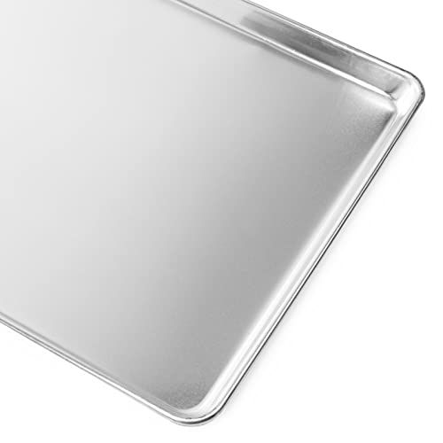Gridmann 9" X 13" Commercial Grade Aluminum Cookie Sheet Baking Tray Jelly Roll Pan Quarter Sheet - 6 Pans #TOP4