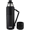 Contigo Thermal Bottle Thermalock, Vacuum Insulated Travel Flask, Thermos Flask for Hot Drinks, up to 35h hot & 60h Cold, Leakproof Coffee Tea Bottle, Stainless Steel Travel Mug