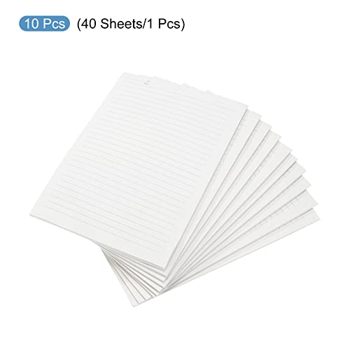 Patikil 7"X10" Writing Pads, 10 Pack B5 Line Narrow Note Pad Writing Scratch Pad Reminder With 40 Sheets For Office Home Daily Use #TOP2