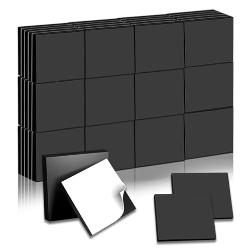 Placas magnéticas autoadhesivas, 100 unidades, 20 x 20 mm, autoadhesivas, para fotos
