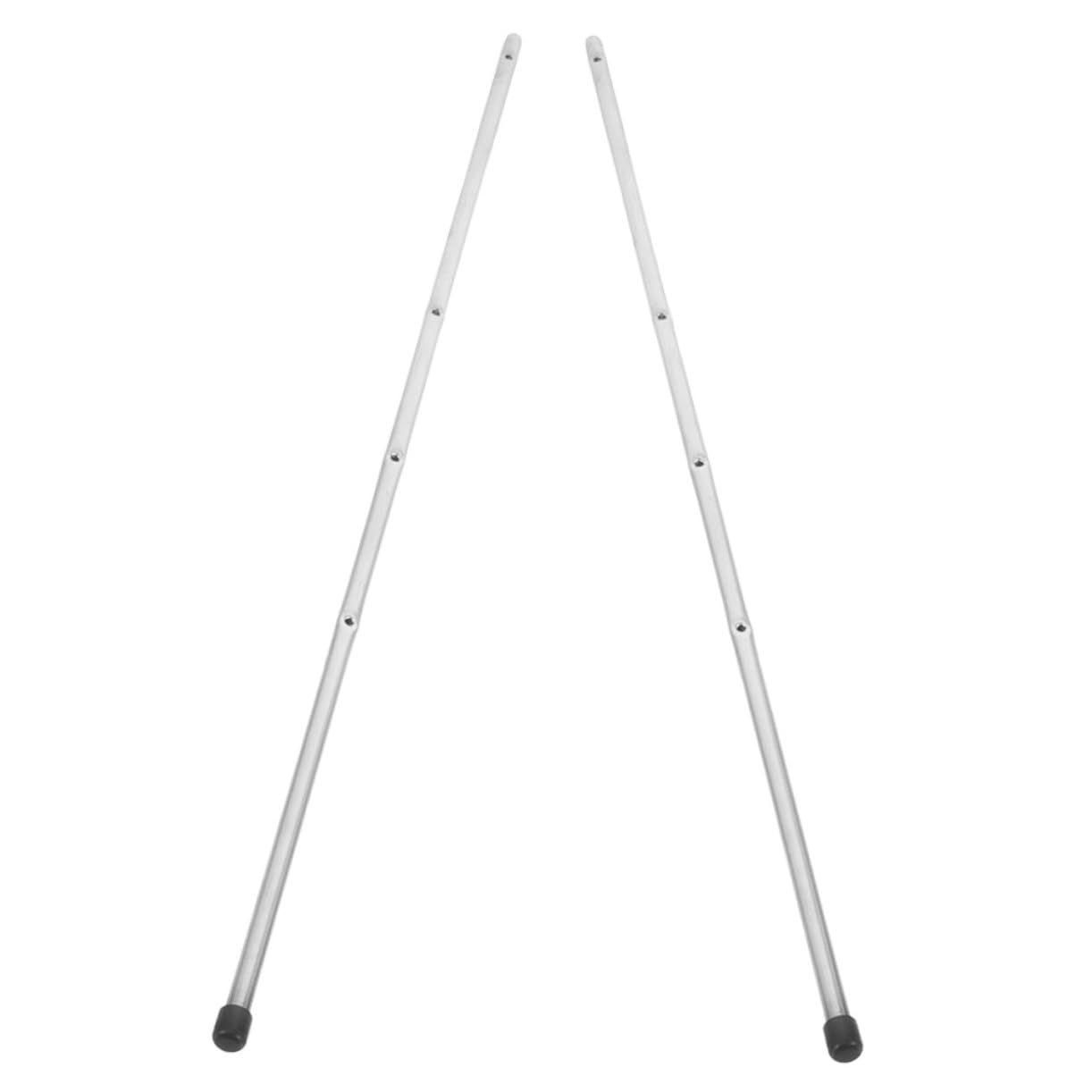 BRIGHTFUFU 2pcs Metal Football Table Pole Premium Foosball Table Accessories Soccer Machine Part for Smooth Gameplay Replacement Rod for Standard Tables Easy Assembly Stable Performance