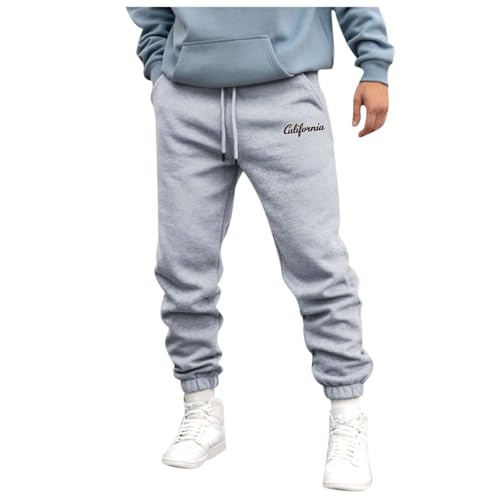 Pantalon homme avec cordon de serrage coupe baggy streetwear décontracté