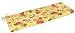 Pillow Perfect Outdoor/Indoor Risa Lemonade Bench/Swing Cushion, 1 Count (Pack of 1), Gold