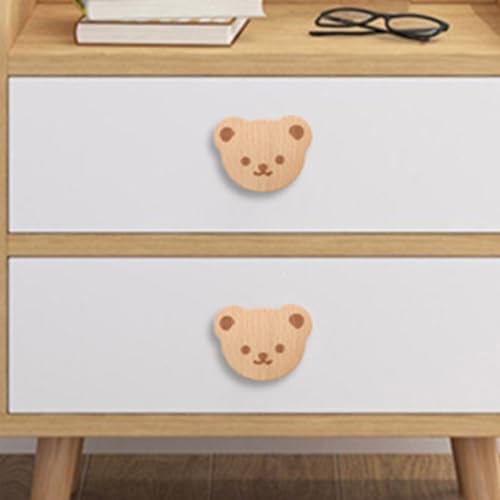 Boutons de tiroir en bois ours pour relooker la commode de chambre bébé - 3