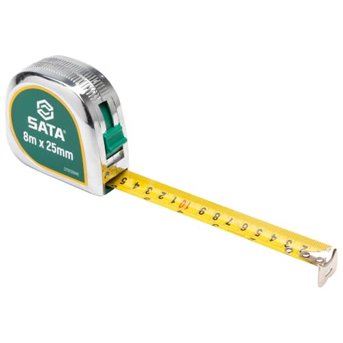 Cinta métrica SATA 8 m con clip de cinturón miniatura 2