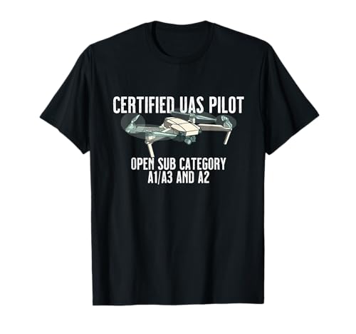 Gepruefter U.A.S Pilot T-Shirt A1/A3 & A2