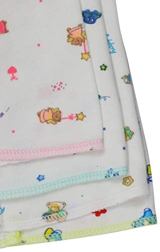 Image of ToBeInStyle Babies' 4 Pack Relaxed Fit Short or Long Sleeve Button Up Kimono Tee Swaddle Shirt