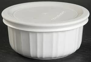 Corning French White Ramekin with Lid, Fine China