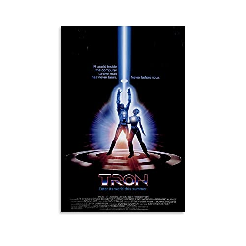 VENDIANA Vintage Movie Posters for Room Tron O Legado（1） Canvas Art Poster and Wall Art Picture Print Modern Family Bedroom Decor Posters 08x12inch(20x30cm)