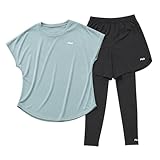 フィラ FILA フィットネス ウェア 上下3点セット Tシャツ ショートパンツ レギンス レディース 312061N