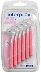INTERPROX plus nano Interdental Brushes Pack of 6 Pink by DENTAID GMBH