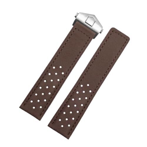 Bracelet cuir suédé 22mm au style casual chic pour TAG Heuer Formula 1