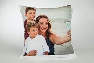 Personalised Cushion Cover Printed Photo Gift Custom Made Large 37cm Print Family, Kids, Fun, Memories Pillow, Love gift for boyfriend girlfriend