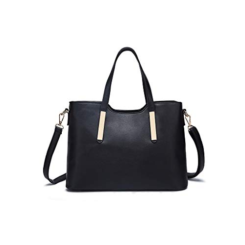 SIDUFHAOPKLL Black handbag, exquisite fashion, comfortable to carry, easy to clean, you can it when go out