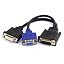 Black DVI+VGA