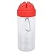 Irfora Plastic Club Training Ball Tees with Storage Bottle, Marking Pen for Easy Personalization and Convenience (Red)