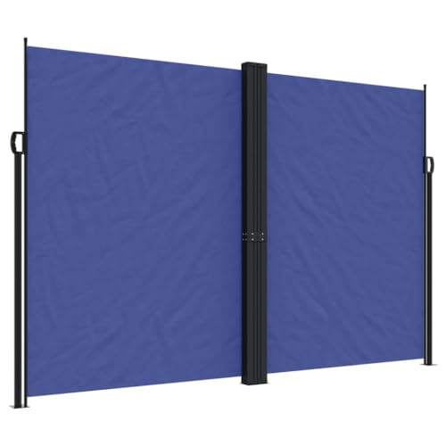 CIOURSTO Toldo Lateral Retráctil, Tejido de Poliéster y Estructura de Acero, Pantalla Retráctil para Patios, Jardines, Balcones u Oficinas, Resistente Al Agua y a los Rayos UV (220x1200cm)