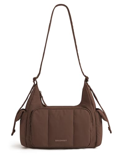 BAGSMART Crossbody Bags for Women, 6L Lightweight Puffer Hobo Purse for Travel & Daily Use, Water-resistant Cute Shoulder Bag