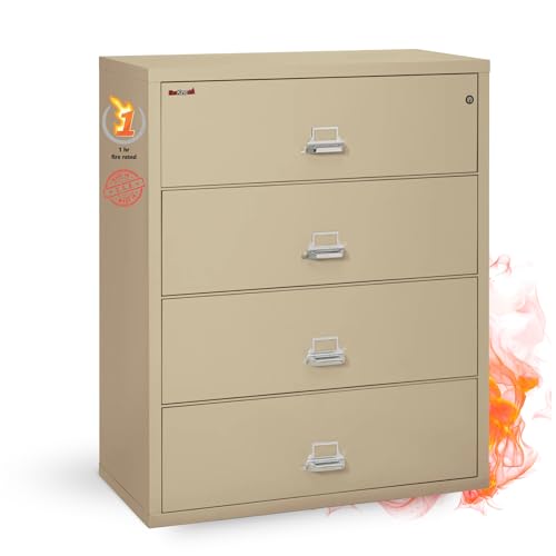 Fireking Fireproof 4-Drawer Lateral File Cabinet