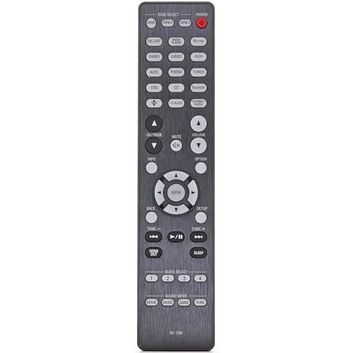 Télécommande récepteur AV RC-1257 Denon AVR-X1800H AVR-S770H DAB noir