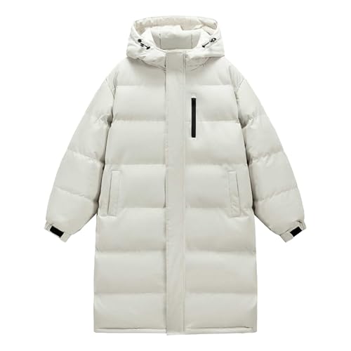 Chaqueta de plumón larga y gruesa para abrigarse de forma holgada en invierno