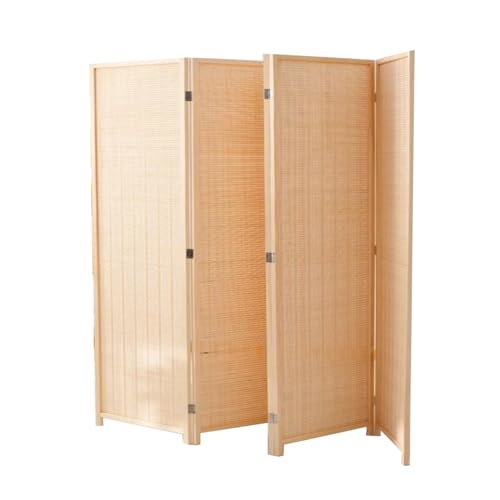 5ピースショートスクリーンパーティション、独立したプライバシースクリーン、折りたたみ式、リビングルーム、書斎に最適(100x40cm-5 piece)