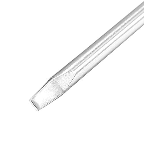 Image of uxcell 70mm Lead-free Soldering Iron Tip Replacement 4mm Width Solder Tip Welding Equipment for Soldering Silver 60W 3pcs