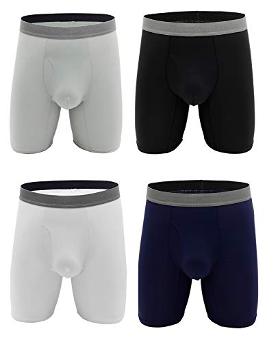 WINDAY Men's Briefs Breathable Ice Silk Sports-Inspired Underwear Boxer Briefs B19-2