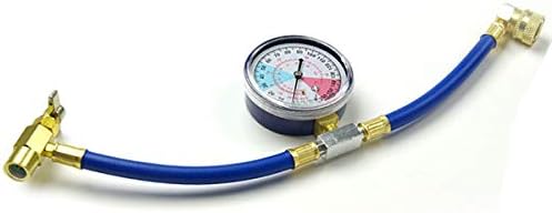Amazon メーター付ガスチャージホース R134a エアコンガス 補充 カーエアコン ガスチャージ エアコンガス 車 バイク