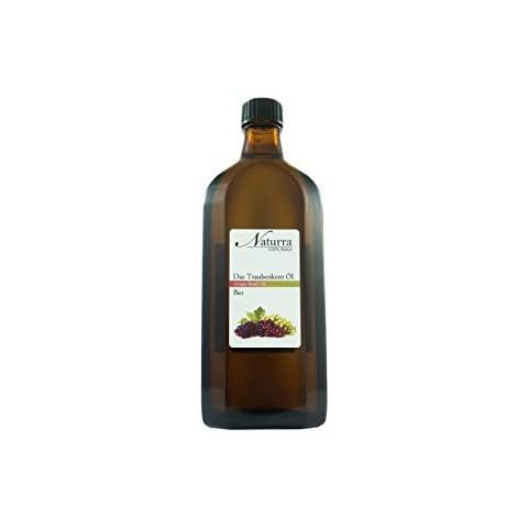 Naturra Bio Traubenkernöl kaltgepresst 250ml Glas vegan unraffiniert Körperöl Cover