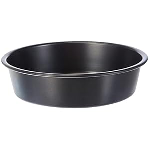 Paderno Tortiera Rotonda Antiaderente per Torte, Pizza e Quiche, in Acciaio, Cucina professionale, Diametro 16 cm