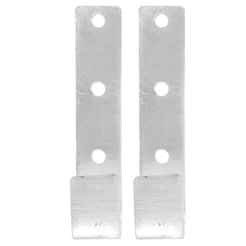 Toddmomy Ganchos de Escalera de Hierro para Literas 2 Piezas, Soportes en Forma de L Resistentes para Fijación Segura de Escaleras de Cama, Accesorios para Literas Infantiles y Dormitorios