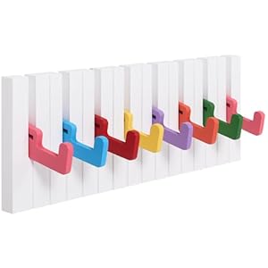 RICOO Garderobenhaken WM1885-M Kindergarderobe Klavier Design