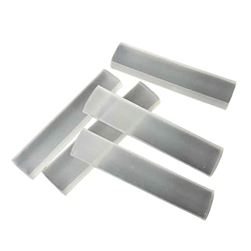 5 pezzi plastica polimorfa malleabile plastica che si scioglie in acqua calda produzione di gioielli, resina sintetica forniture artistiche strisce termoplastiche