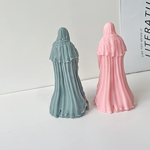 Sword Mold Man With Sword Mold Table Decoration Resin Mold 3D Skull Candle Mold Silicone Mold For Resin Candle Mold Clay Mold Handmade Candle Mold Body Soap Mold Ghost Mold #TOP2